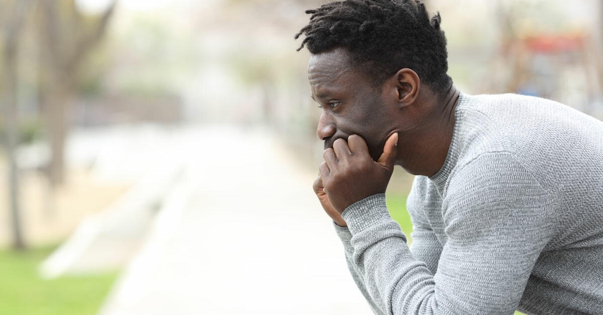 man-dealing-with-treatment-resistant-depression